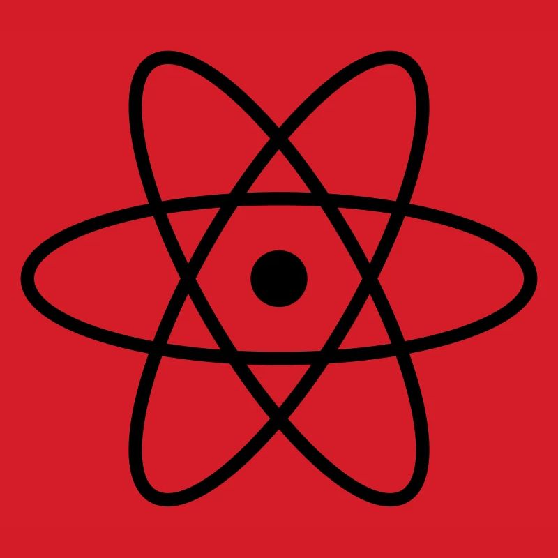Atom Symbol Idee Geschenk Zeichen Physik