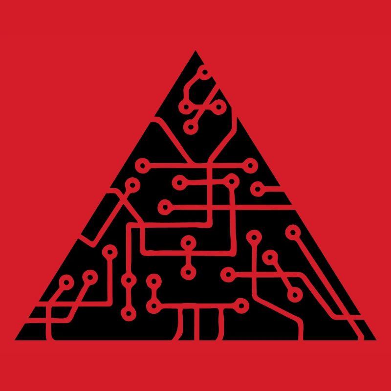 triangular shape microchip technology cool design