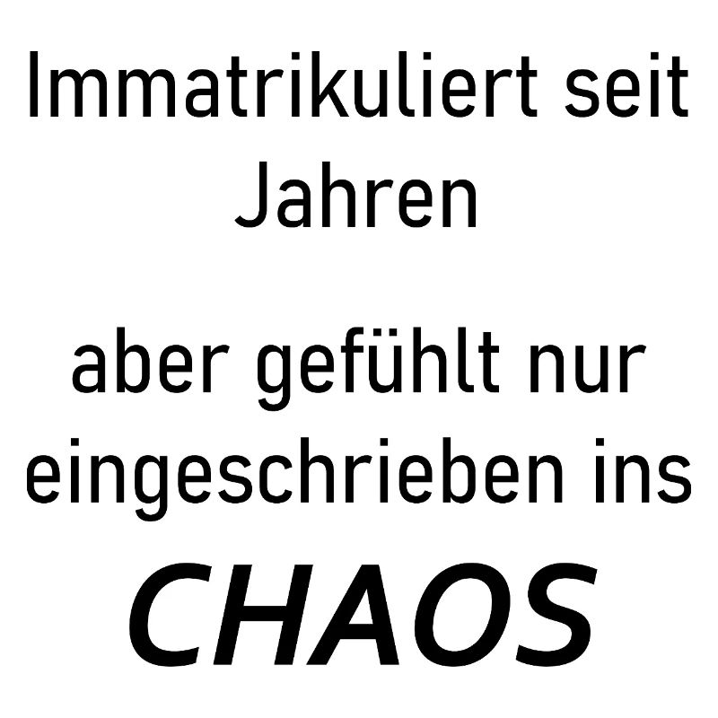 Unispruch "Immatrikuliert ins Chaos" Studenten