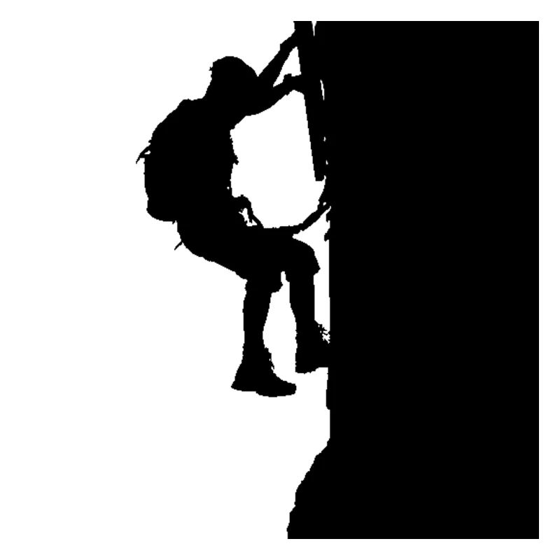 Via Ferrata Walker Silhouette Noir