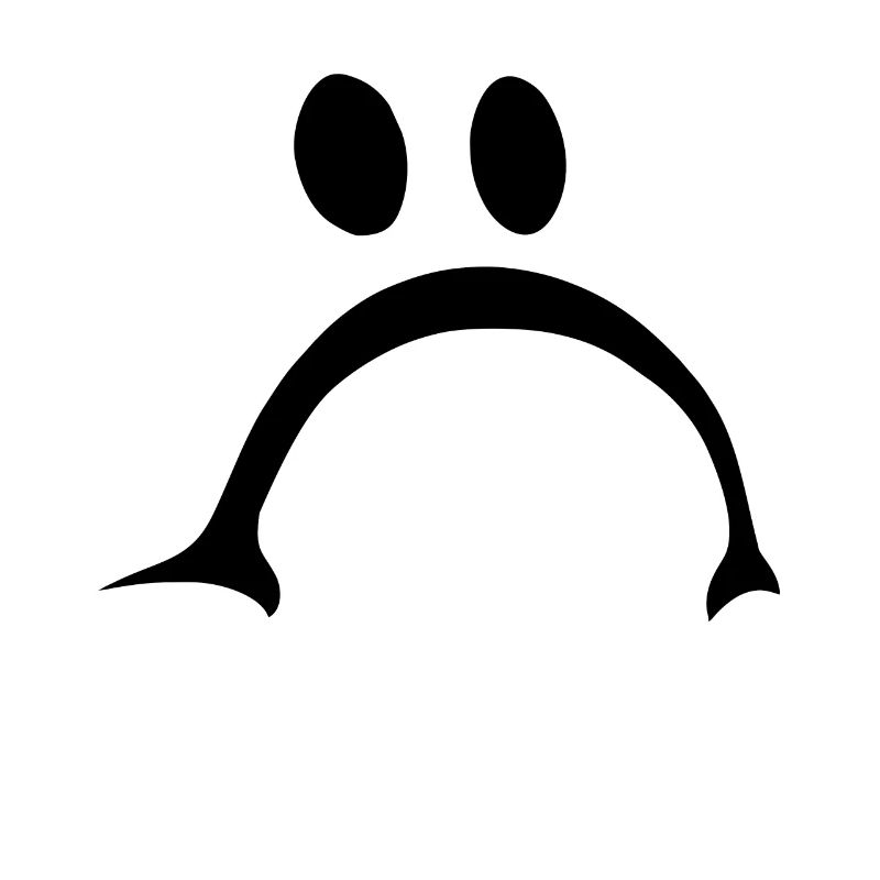Visage triste et offensé