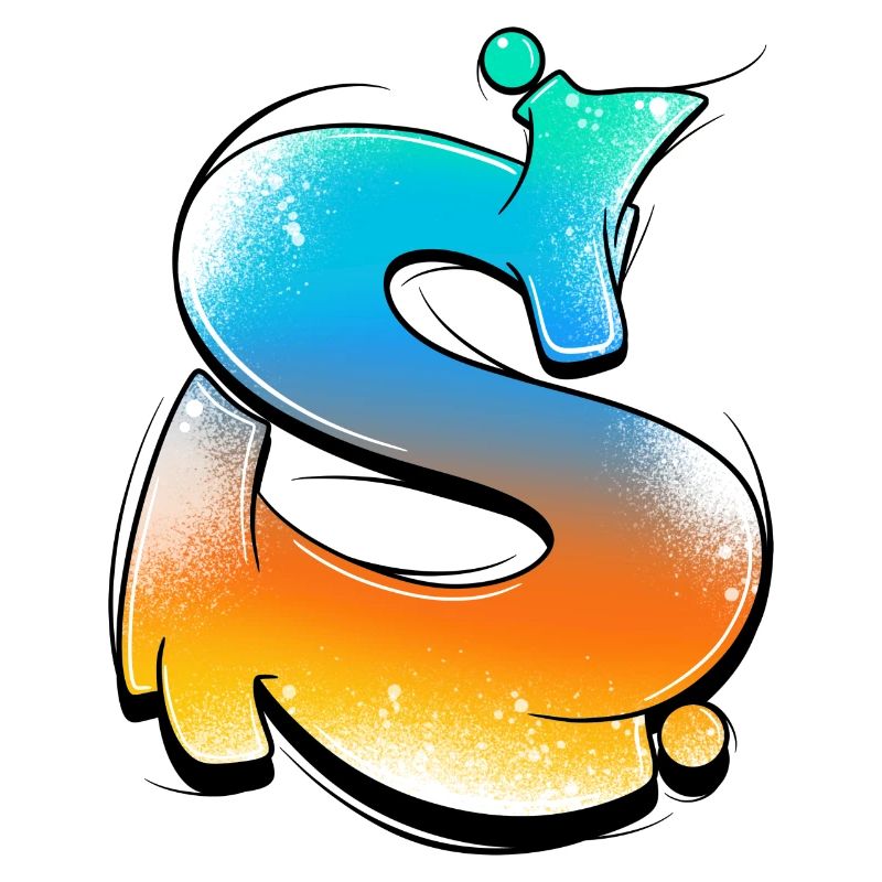 S-Gradient Neon Splashes