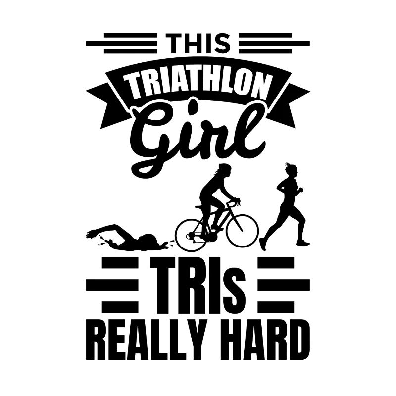 Triathlet Mädchen