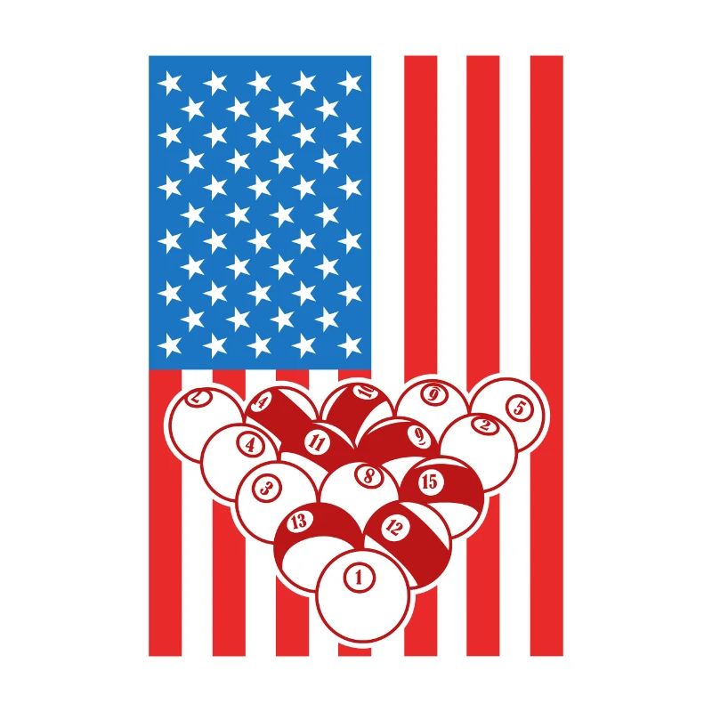 Drapeau de Billards USA