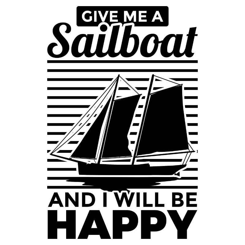 Gib mir ein Segelboot ich werd glücklich