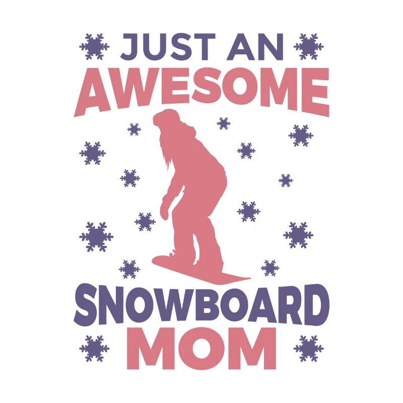 Maman de snowboard
