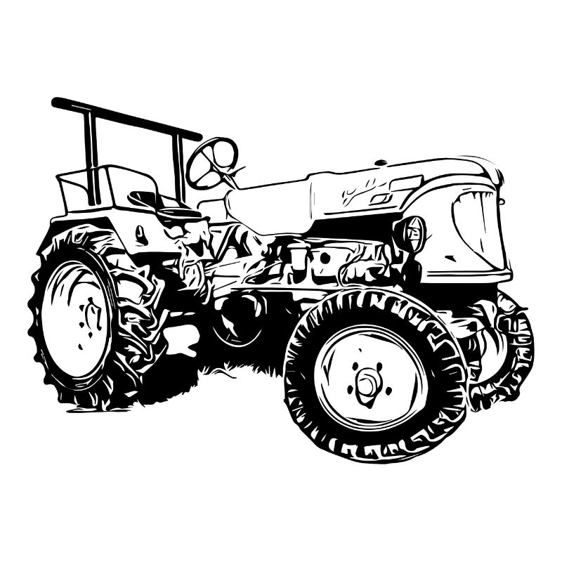 Tractor Güldner ADN-8 Shark Mouth
