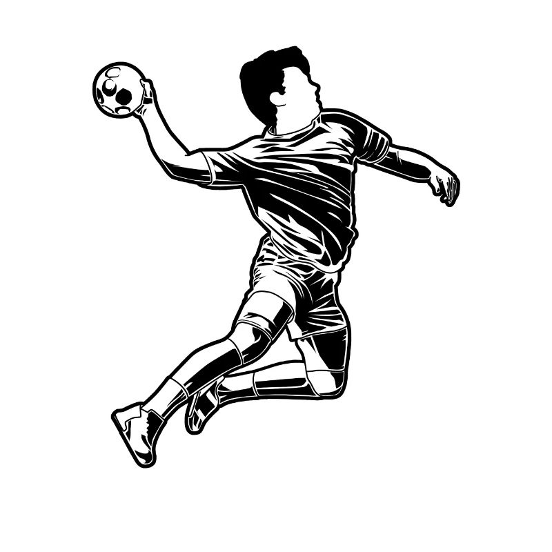 Handball Player Graphics
