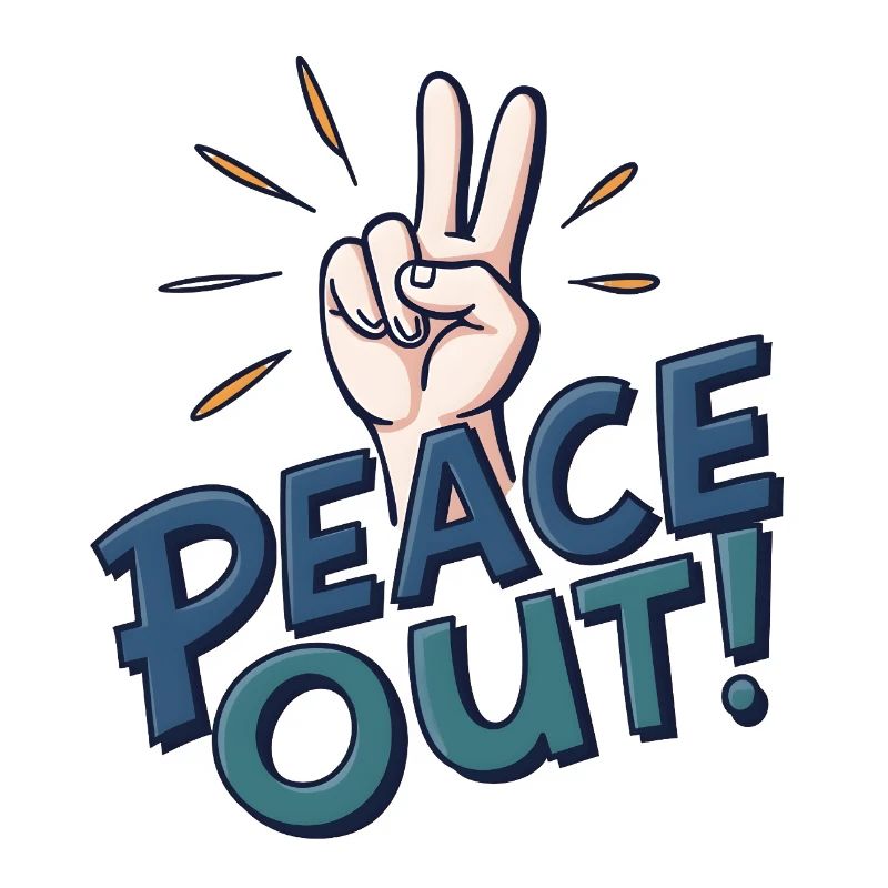 Peace Out Hand