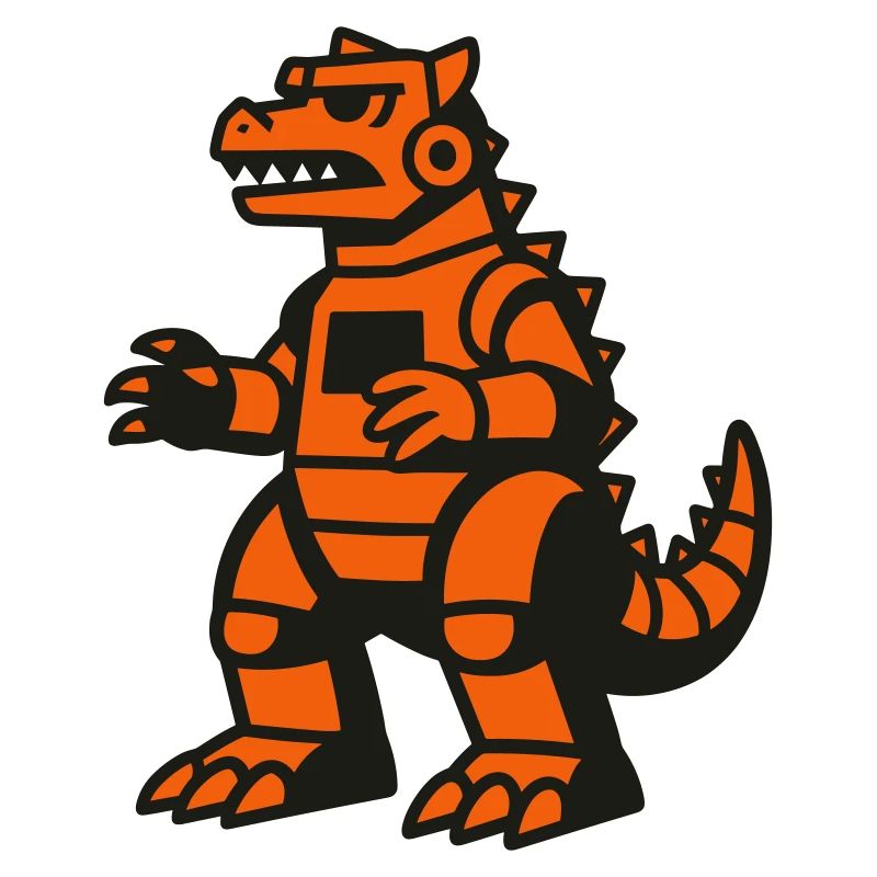 Futuristic Dragon Robot