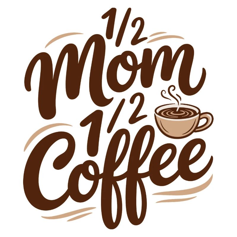 Mutter Koffein Halb Mama Halb Kaffee