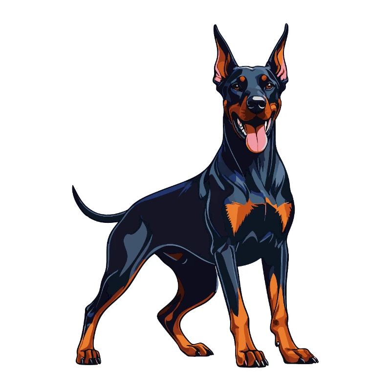 Strong Doberman – Expressive Dobie Design
