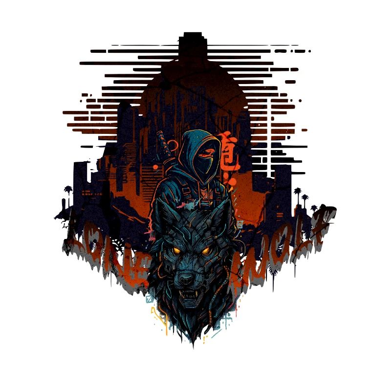 Neonstadt Samurai Lone Wolf