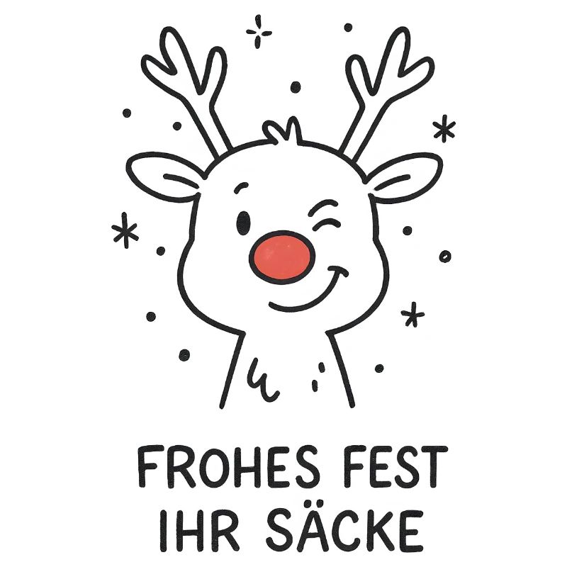 Joyeux Noël, espèce de renne à sacs