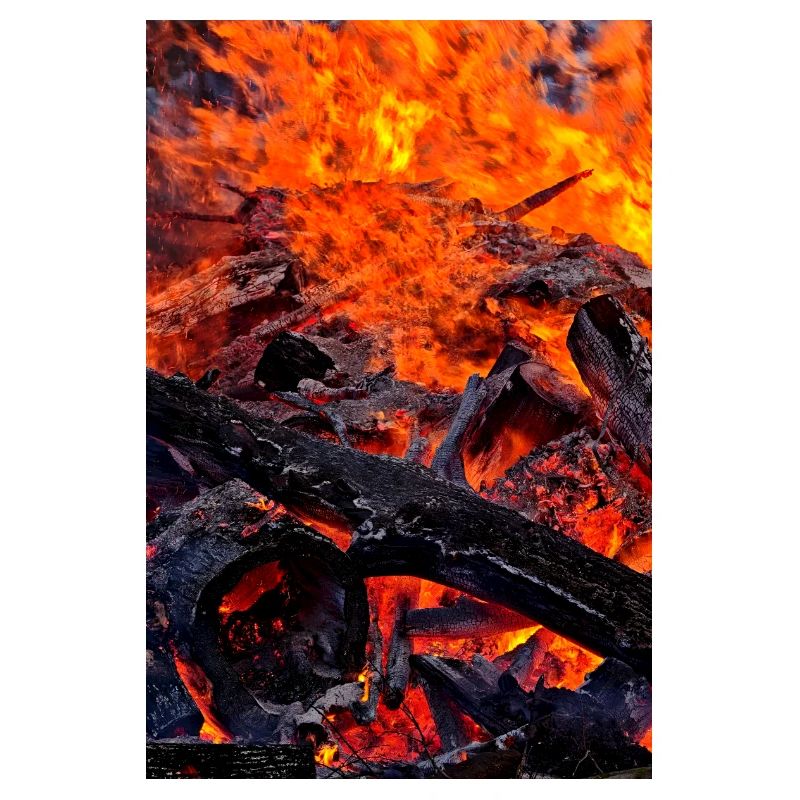 Herz der Glut Makro Poster