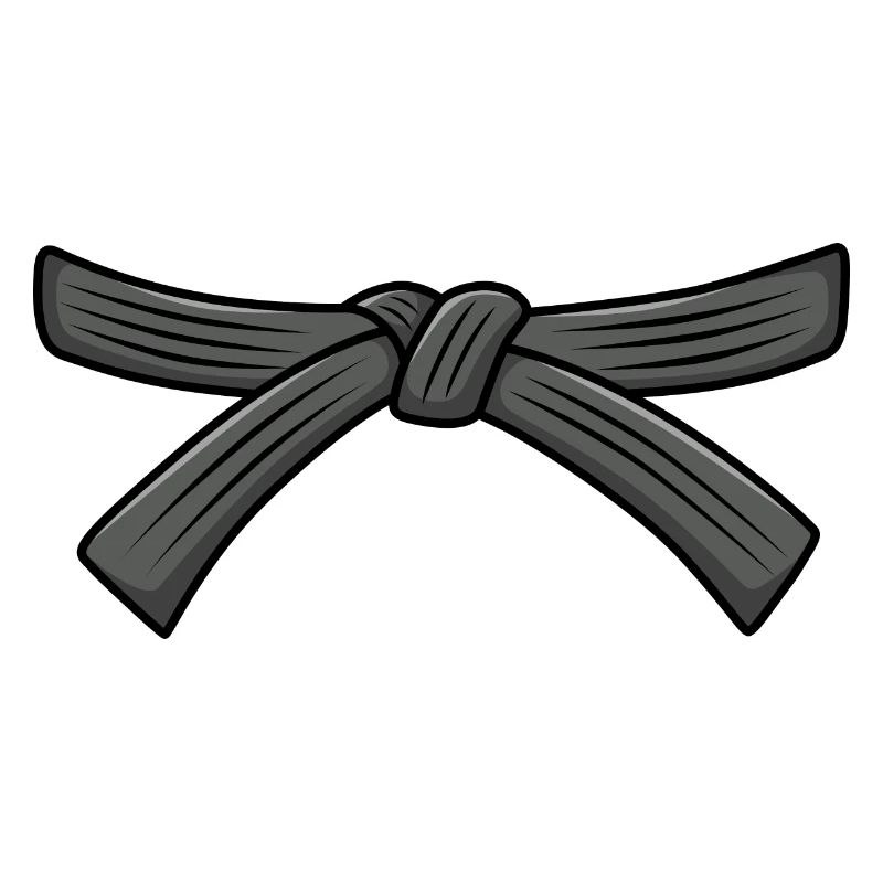 Judo belt Jiu-Jitsu Black belt Judo 1th Dan Obi