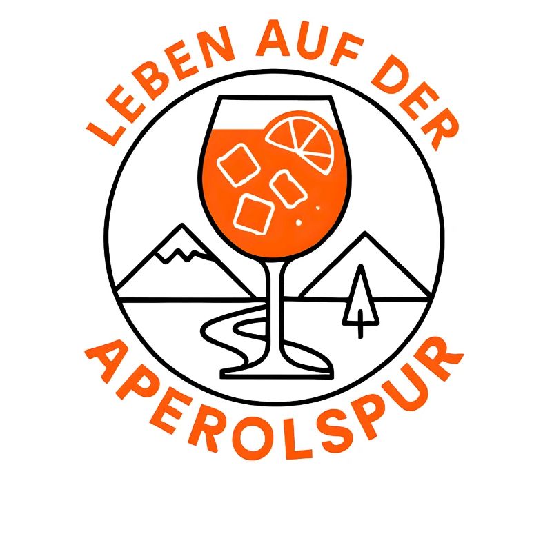 Leben auf der Aperolspur Spritz Humor Geschenkidee