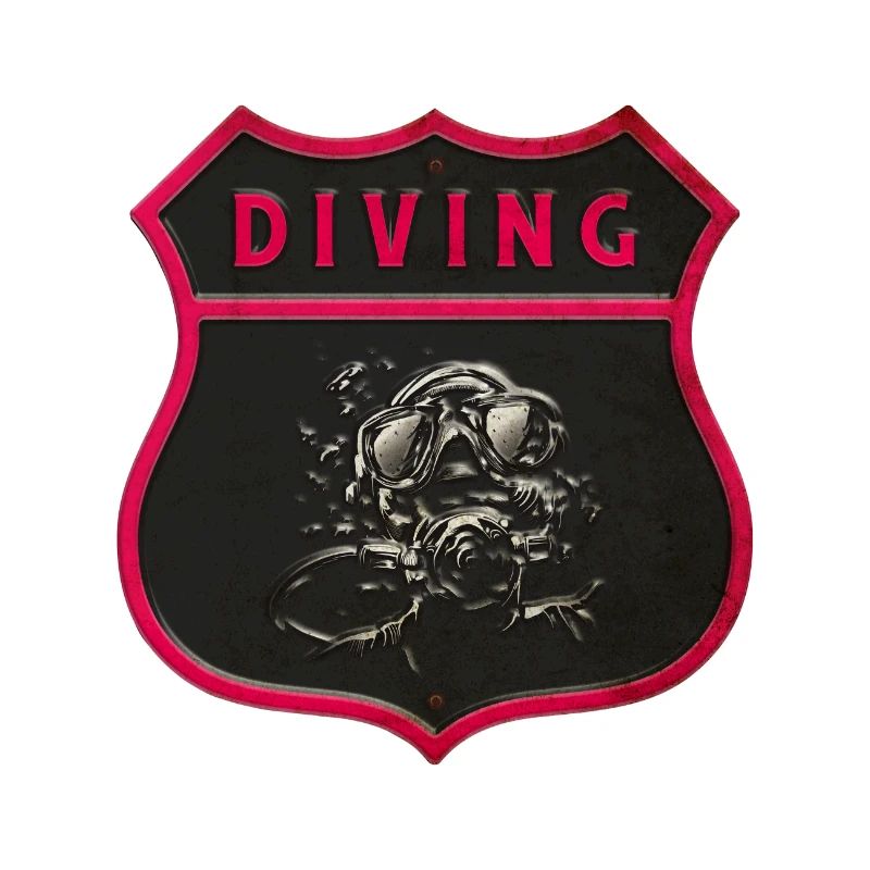diver crest design