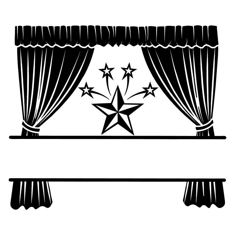 Vorhänge Ich bin ein Star