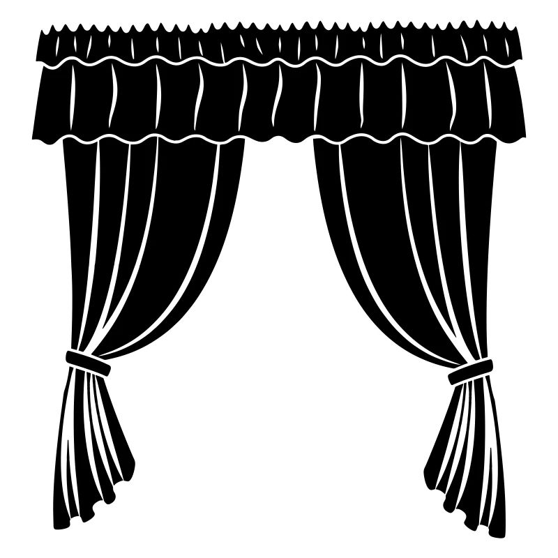 Vorhänge Theater oder Geschäft