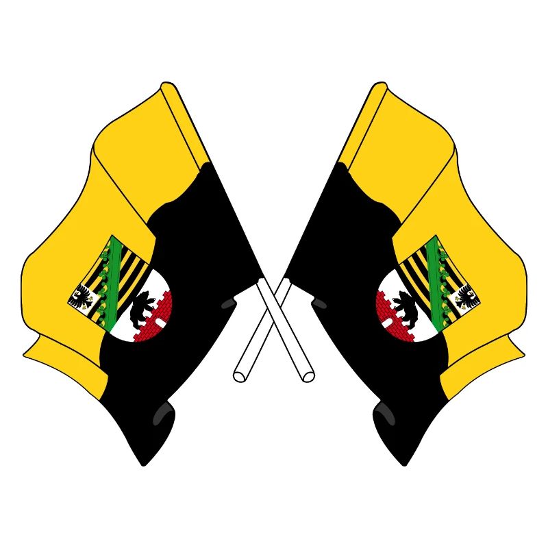 Drapeaux traversés en Saxe-Anhalt