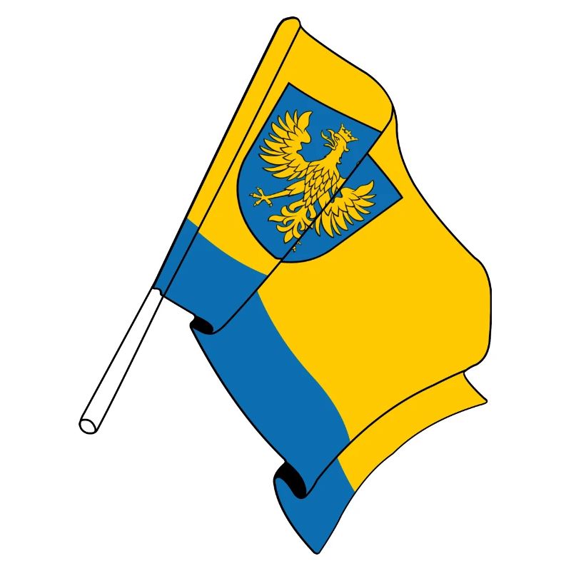 Drapeau Opole Pologne