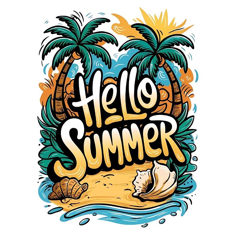 Tropical Summer Beach Design