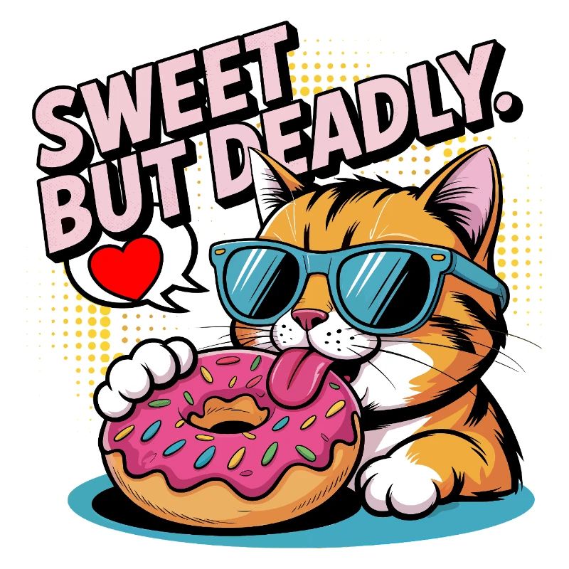 Donut de chat doux mais mortel