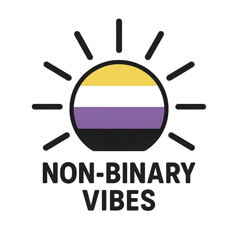 Non-Binary Vibes Sonnenlogo
