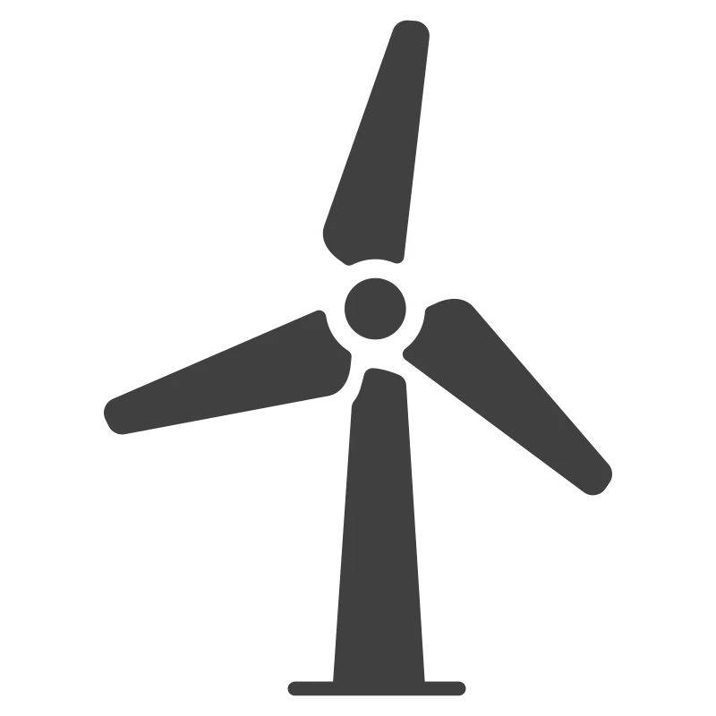 Logo de l’icône de l’éolienne