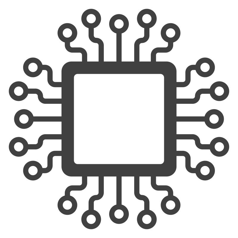 Microchip Circuit Icon Logo