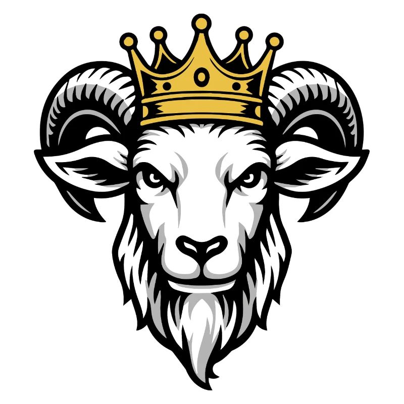 Graphique de couronne royale de chèvre
