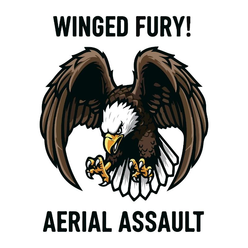 Winged Fury Golden Eagle Attack