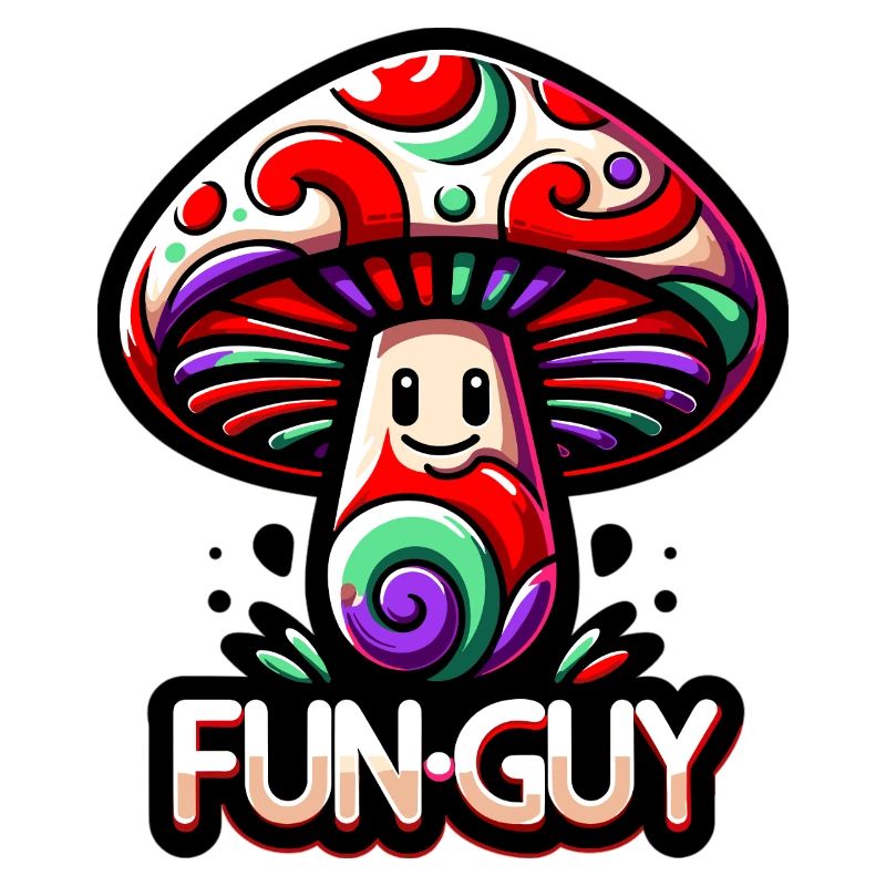 Psychedelischer Pilz Fun Guy