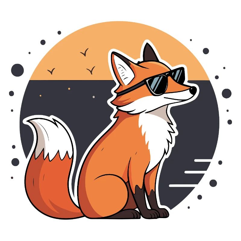 Fox Sun Dark Glasses