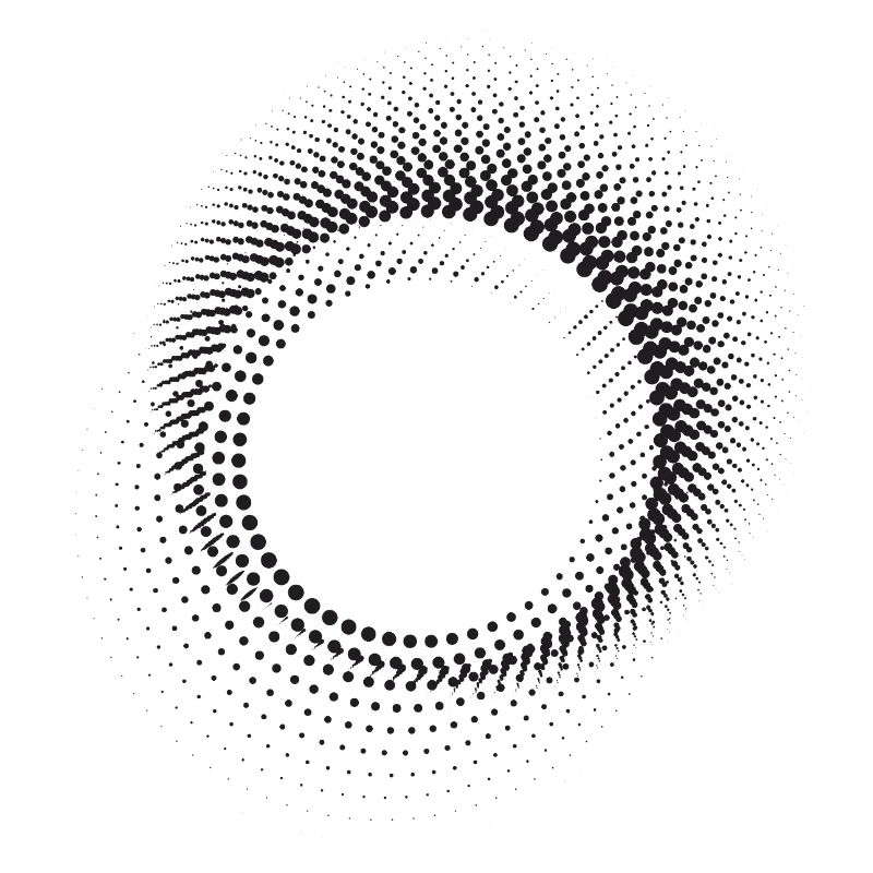 Halo Dot Ring Pattern