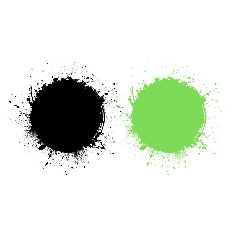Noir et vert