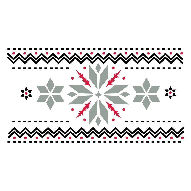 Star pattern in the Norwegian style