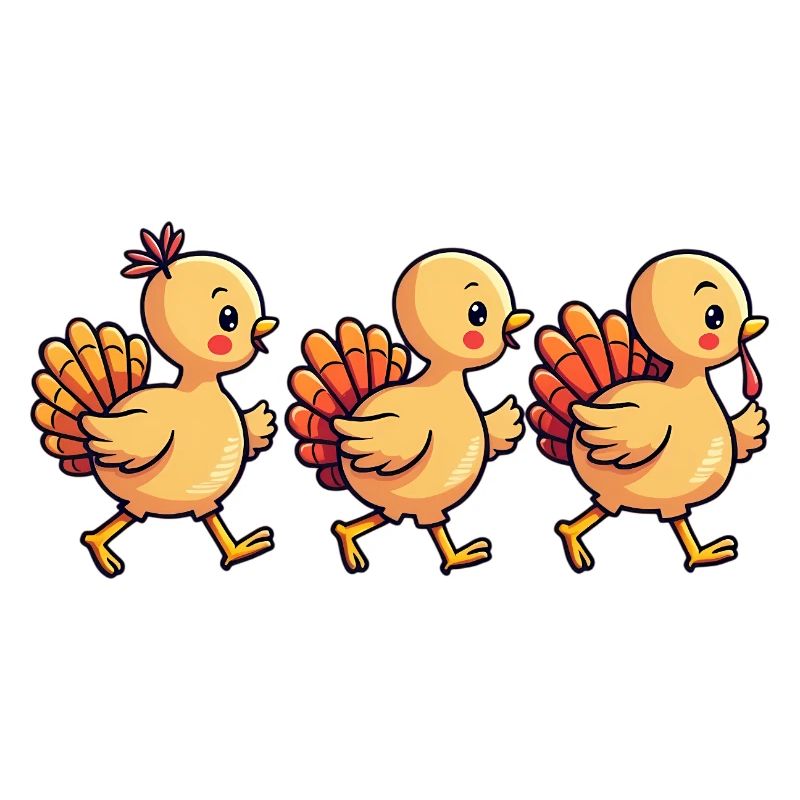 Bébé dinde de Thanksgiving