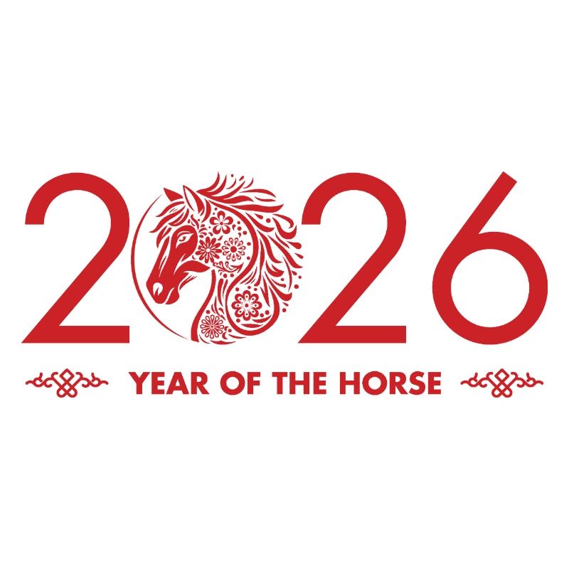 Chinesisches Neujahr des Pferdes 2026