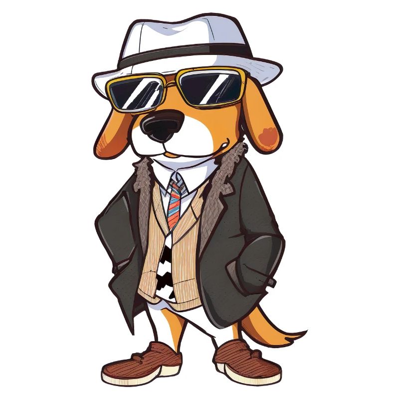 Beagle Hat Sunglasses