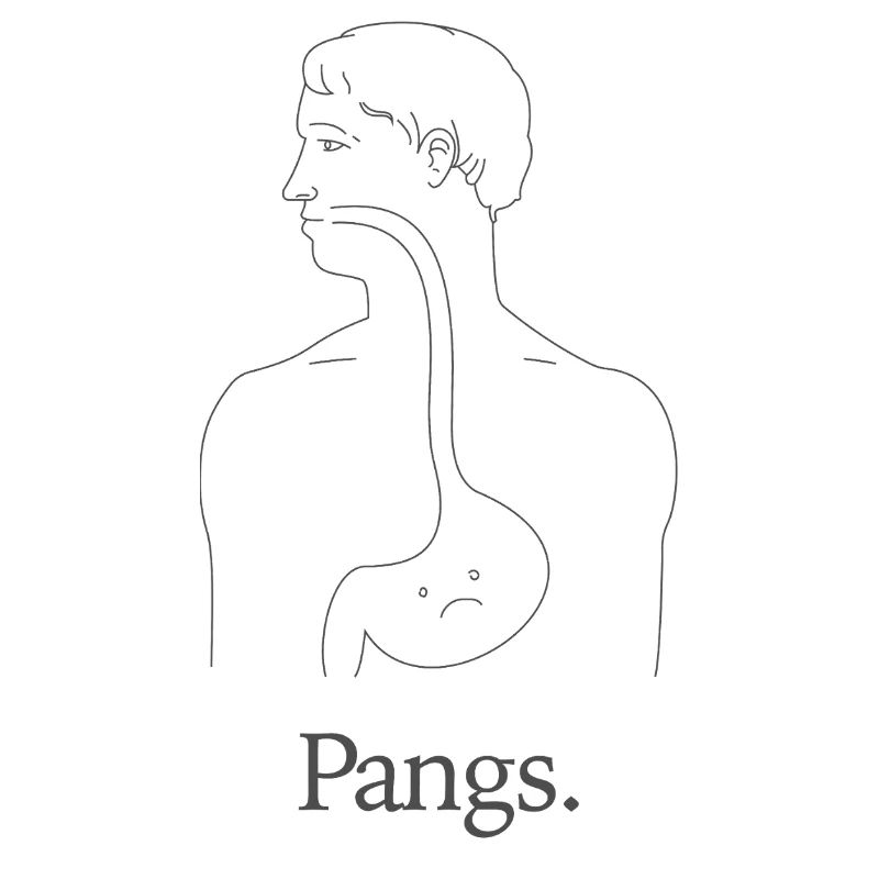 Dessin au trait de l’anatomie des douleurs