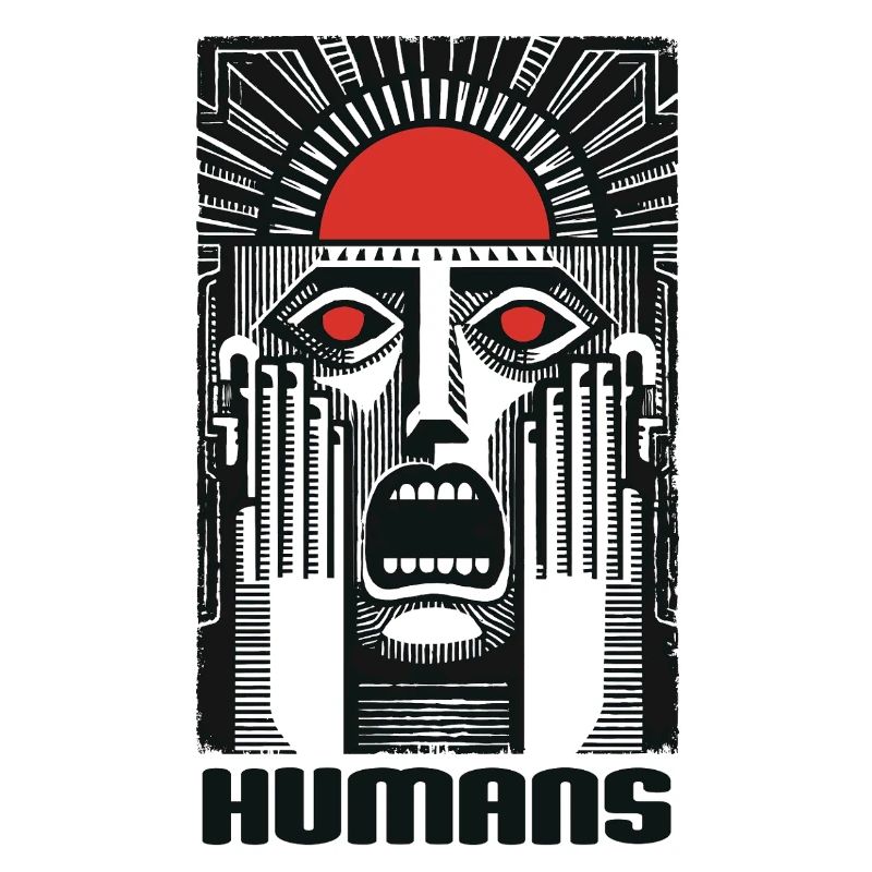 Sun Mask Human Face