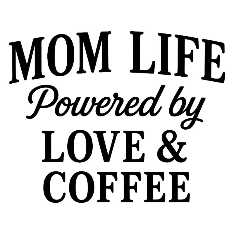 Mama-Lebenskraft durch Liebe und Kaffee