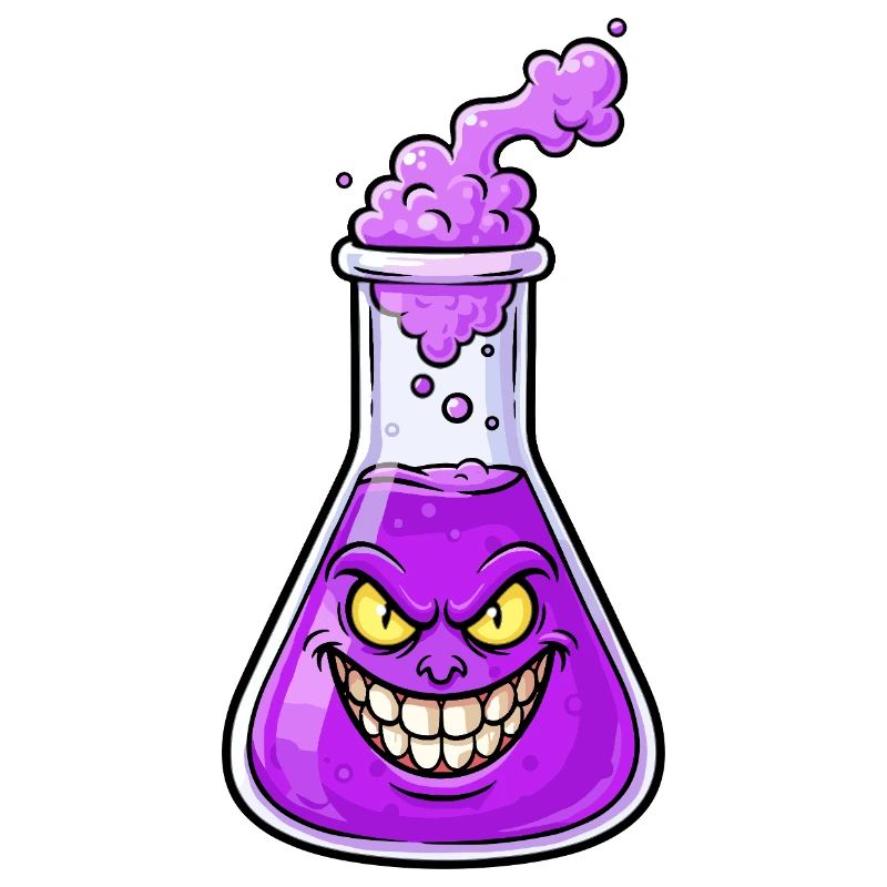 Purple Alchemy Bottle Magic
