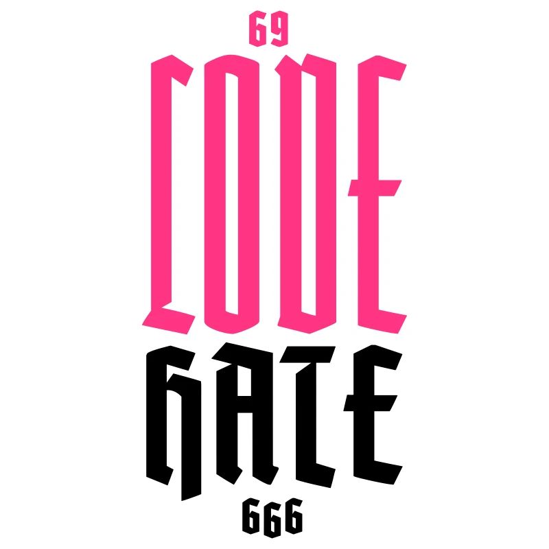 Gothic Neon CODE Vertikal