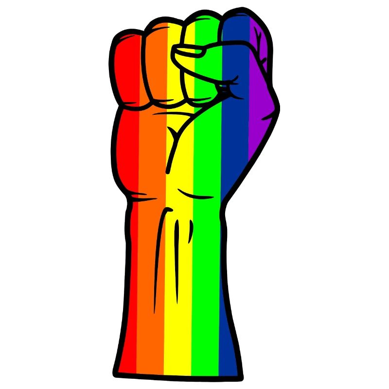 Regenbogen-Handfaust