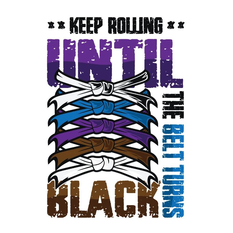 Rollen Sie Weiter, Bis Der Gürtel Schwarz Wird