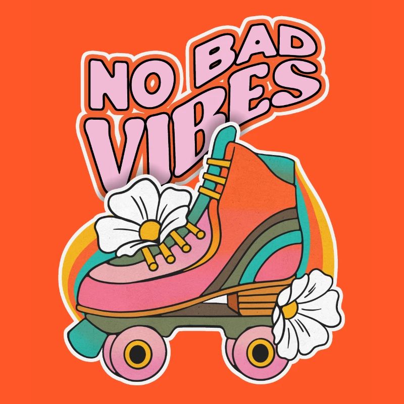 Roller skates, roller skating, 70s design