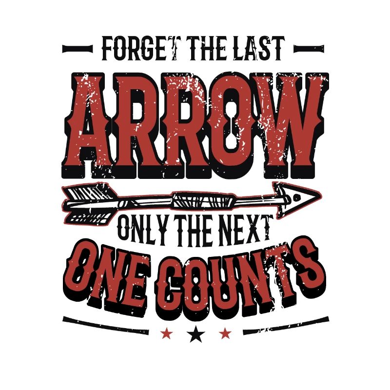 Seule la flèche suivante compte, le tir à l’arc sur cible.